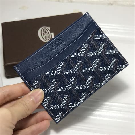 goyard card holder with cards|authentic goyard card holder.